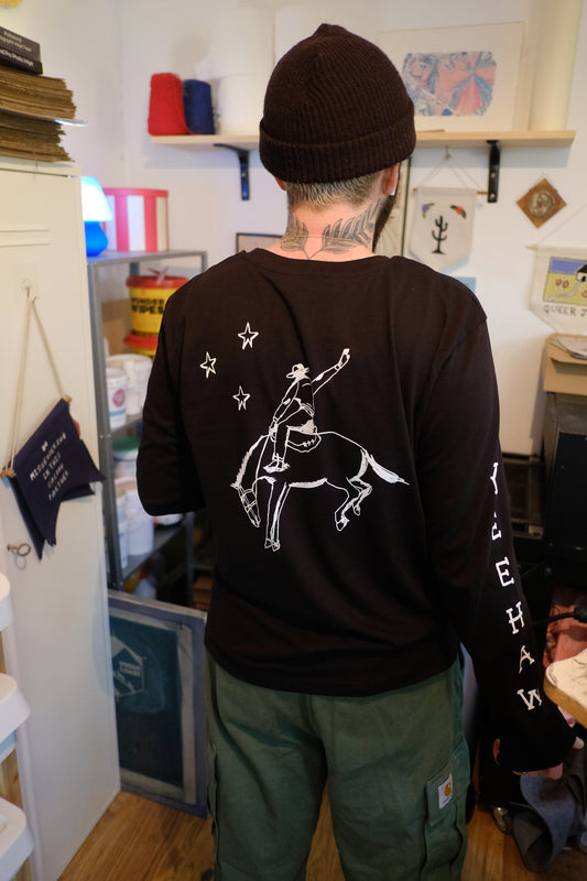 Long Sleeve Cowboy T Shirt