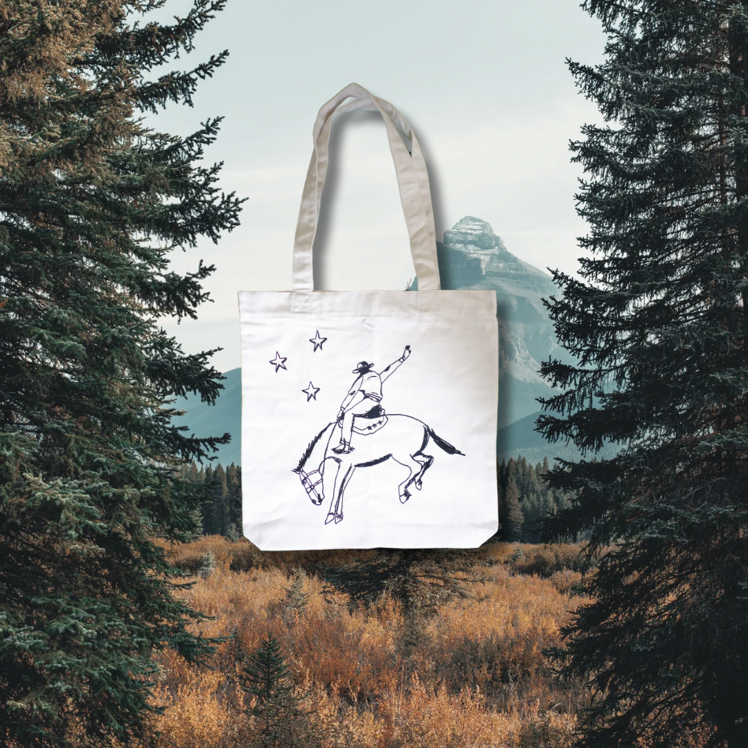 Sweet Cowboy Blues Tote Bag